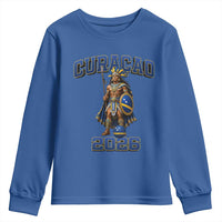 Curacao Warrior Football Fan Youth Sweatshirt Proud Island Game Day Gift