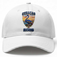 Funny Curacao Flamingo Soccer Lover Baseball Cap Caribbean Island Gift