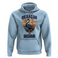 Funny Curacao Flamingo Soccer Lover Hoodie Caribbean Island Gift
