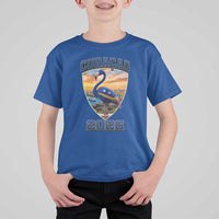 Funny Curacao Flamingo Soccer Lover T Shirt For Kid Caribbean Island Gift