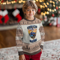 Funny Curacao Flamingo Soccer Lover Ugly Christmas Sweater Caribbean Island Gift