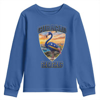 Funny Curacao Flamingo Soccer Lover Youth Sweatshirt Caribbean Island Gift