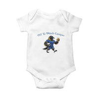 Funny Curacao Bird Soccer Fan Gift Baby Onesie Off To Watch Curaçao
