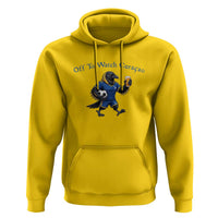 Funny Curacao Bird Soccer Fan Gift Hoodie Off To Watch Curaçao