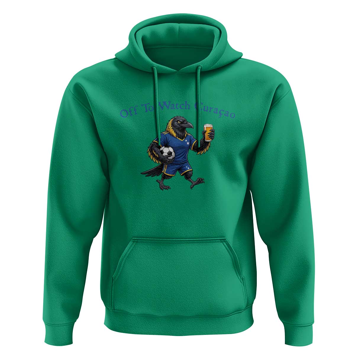 Funny Curacao Bird Soccer Fan Gift Hoodie Off To Watch Curaçao