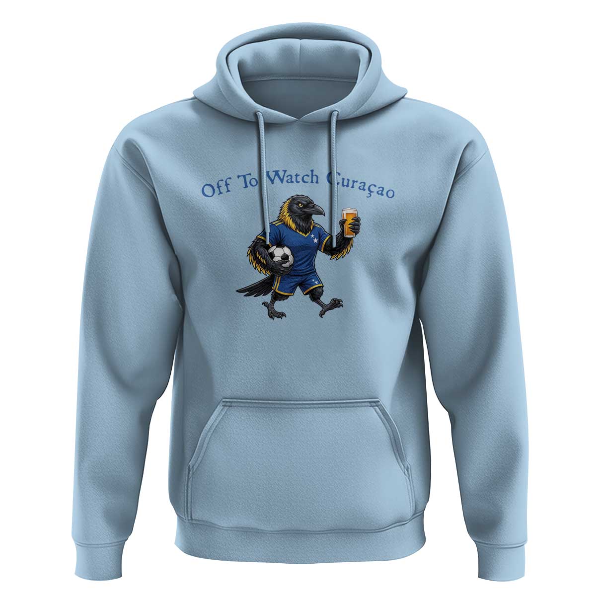 Funny Curacao Bird Soccer Fan Gift Hoodie Off To Watch Curaçao