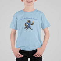 Funny Curacao Bird Soccer Fan Gift T Shirt For Kid Off To Watch Curaçao