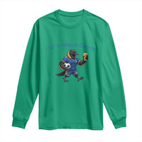 Funny Curacao Bird Soccer Fan Gift Long Sleeve Shirt Off To Watch Curaçao