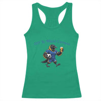 Funny Curacao Bird Soccer Fan Gift Racerback Tank Top Off To Watch Curaçao