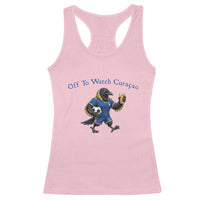 Funny Curacao Bird Soccer Fan Gift Racerback Tank Top Off To Watch Curaçao