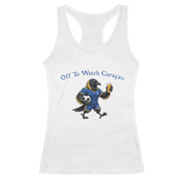 Funny Curacao Bird Soccer Fan Gift Racerback Tank Top Off To Watch Curaçao