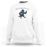 Funny Curacao Bird Soccer Fan Gift Sweatshirt Off To Watch Curaçao