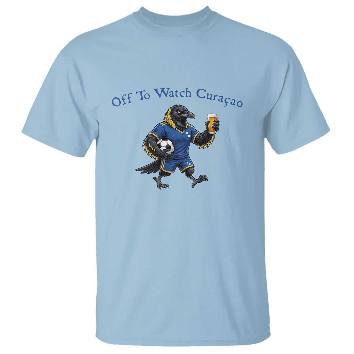 Funny Curacao Bird Soccer Fan Gift T Shirt Off To Watch Curaçao