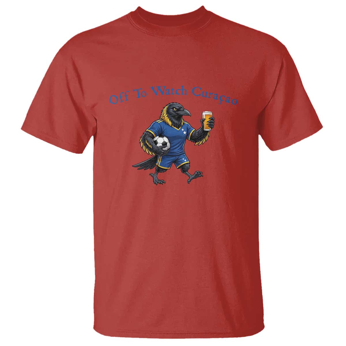 Funny Curacao Bird Soccer Fan Gift T Shirt Off To Watch Curaçao