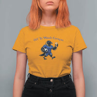 Funny Curacao Bird Soccer Fan Gift T Shirt For Women Off To Watch Curaçao