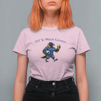 Funny Curacao Bird Soccer Fan Gift T Shirt For Women Off To Watch Curaçao