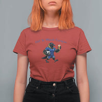 Funny Curacao Bird Soccer Fan Gift T Shirt For Women Off To Watch Curaçao