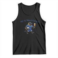 Funny Curacao Bird Soccer Fan Gift Tank Top Off To Watch Curaçao