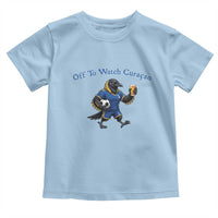 Funny Curacao Bird Soccer Fan Gift Toddler T Shirt Off To Watch Curaçao