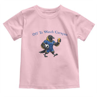 Funny Curacao Bird Soccer Fan Gift Toddler T Shirt Off To Watch Curaçao