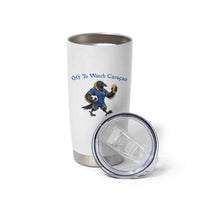 Funny Curacao Bird Soccer Fan Gift Tumbler Cup Off To Watch Curaçao