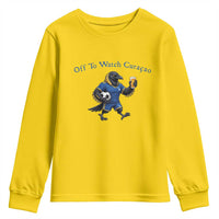 Funny Curacao Bird Soccer Fan Gift Youth Sweatshirt Off To Watch Curaçao