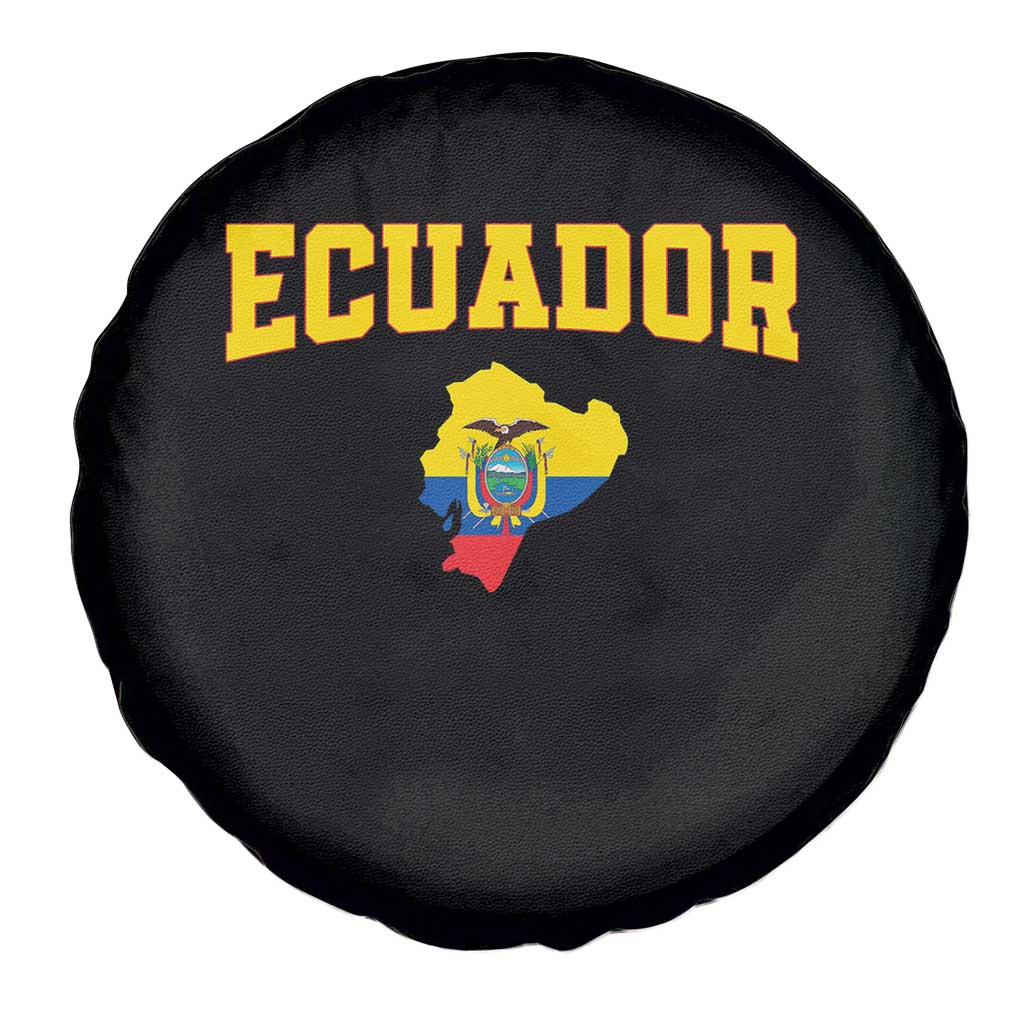 Proud Ecuadorian Map Spare Tire Cover Ecuador Roots Heritage Pride