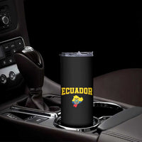 Proud Ecuadorian Map Skinny Tumbler Ecuador Roots Heritage Pride