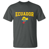 Proud Ecuadorian Map T Shirt Ecuador Roots Heritage Pride
