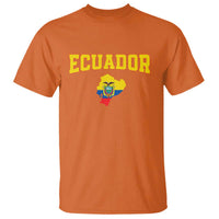 Proud Ecuadorian Map T Shirt Ecuador Roots Heritage Pride