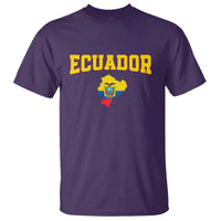 Proud Ecuadorian Map T Shirt Ecuador Roots Heritage Pride