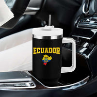 Proud Ecuadorian Map Tumbler With Handle Ecuador Roots Heritage Pride