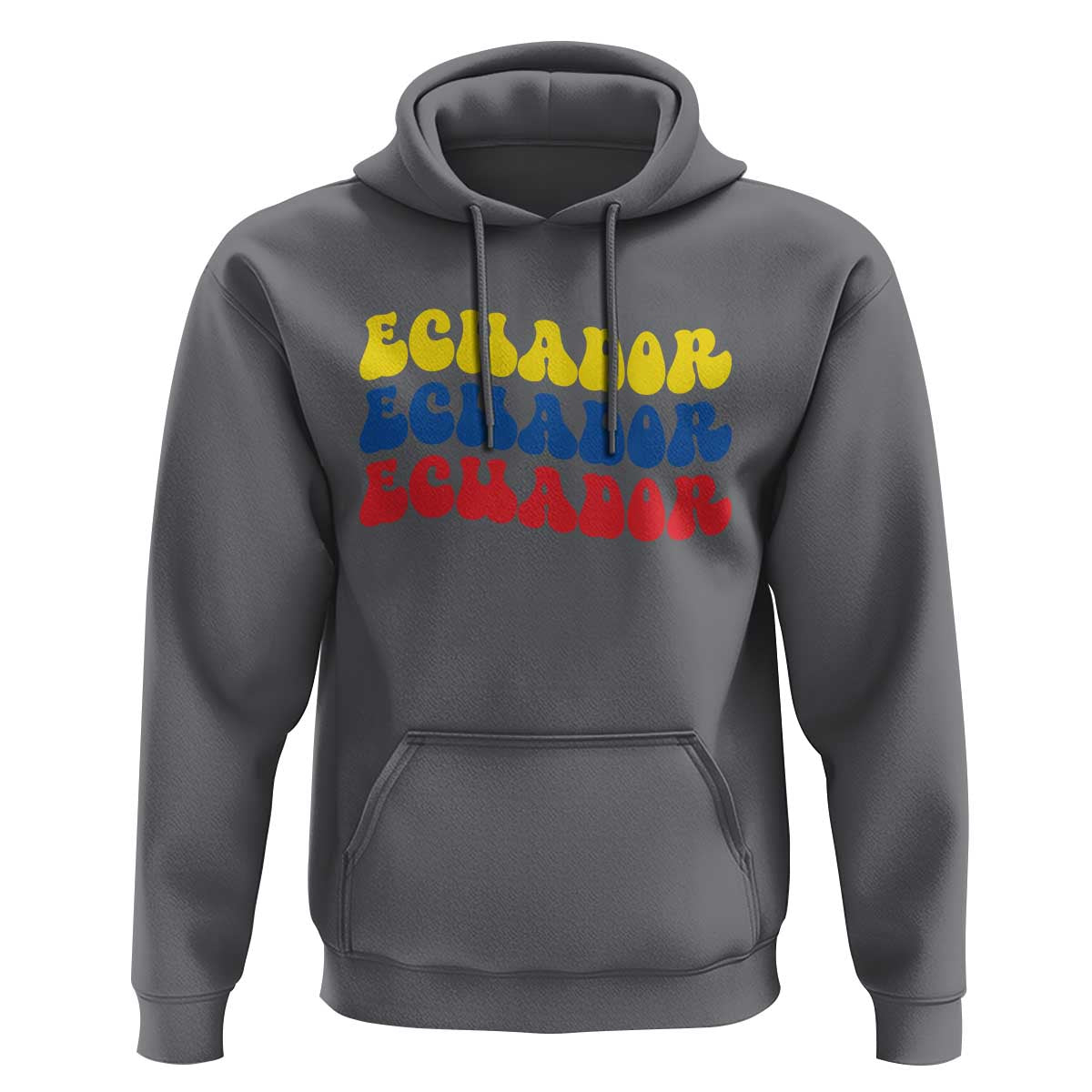 Retro Groovy Ecuador Hoodie Proud Ecuadorian Heritage
