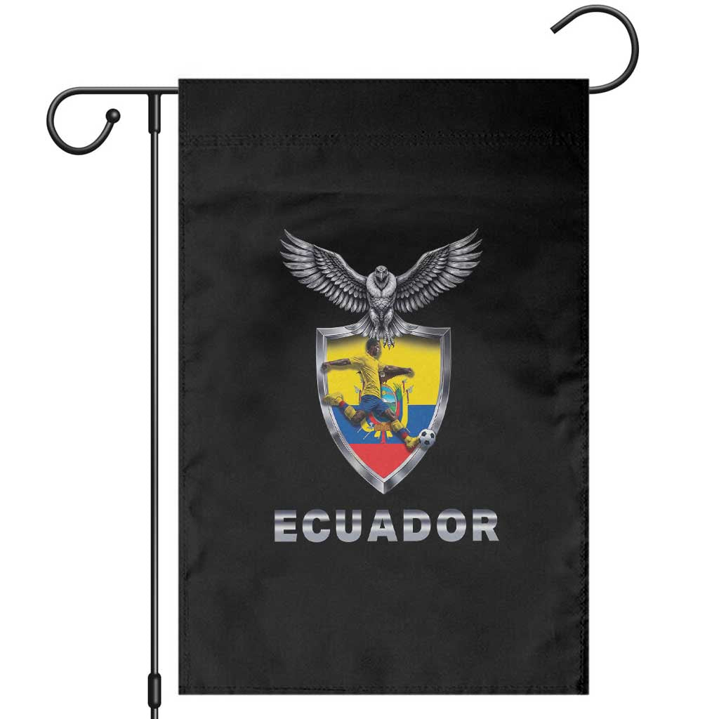 Ecuador Soccer Lover Garden Flag Proud Ecuadorian Game Day Gift