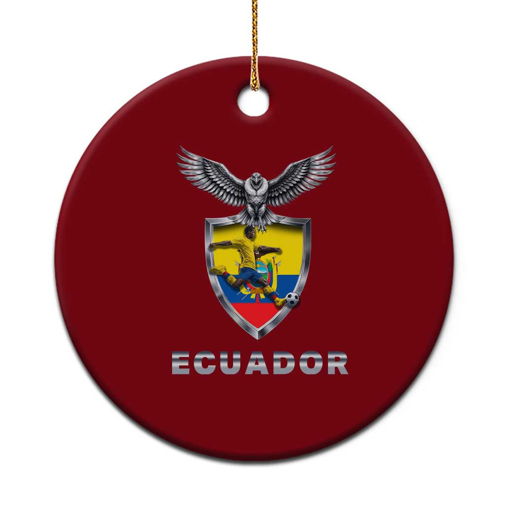 Ecuador Soccer Lover Ceramic Ornament Proud Ecuadorian Game Day Gift