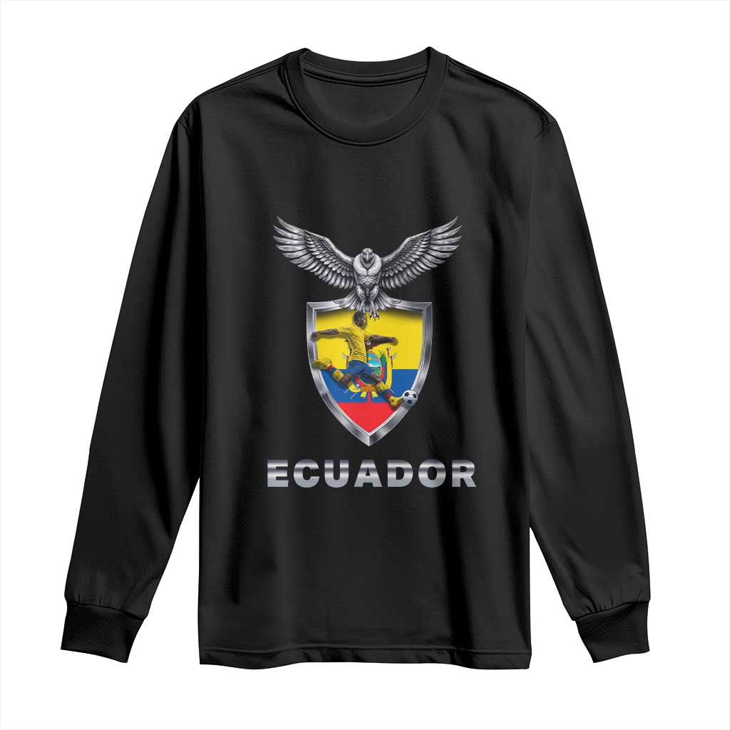 Ecuador Soccer Lover Long Sleeve Shirt Proud Ecuadorian Game Day Gift