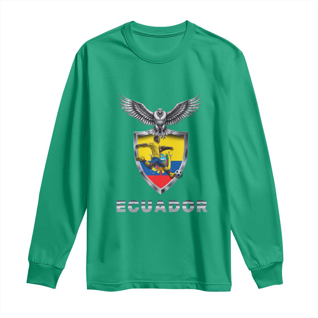 Ecuador Soccer Lover Long Sleeve Shirt Proud Ecuadorian Game Day Gift