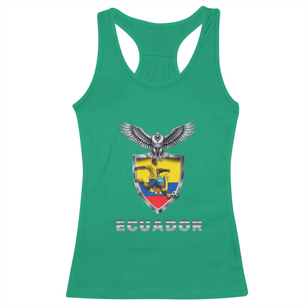 Ecuador Soccer Lover Racerback Tank Top Proud Ecuadorian Game Day Gift
