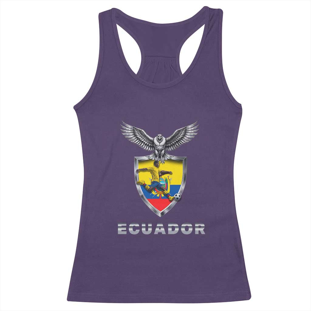 Ecuador Soccer Lover Racerback Tank Top Proud Ecuadorian Game Day Gift