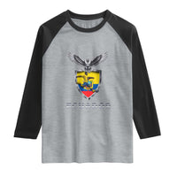 Ecuador Soccer Lover Raglan Shirt Proud Ecuadorian Game Day Gift