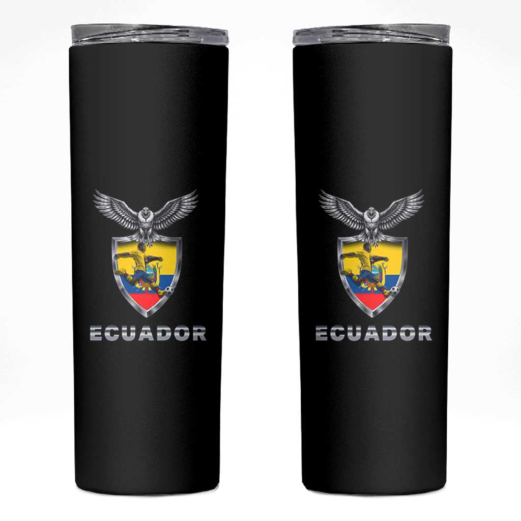 Ecuador Soccer Lover Skinny Tumbler Proud Ecuadorian Game Day Gift