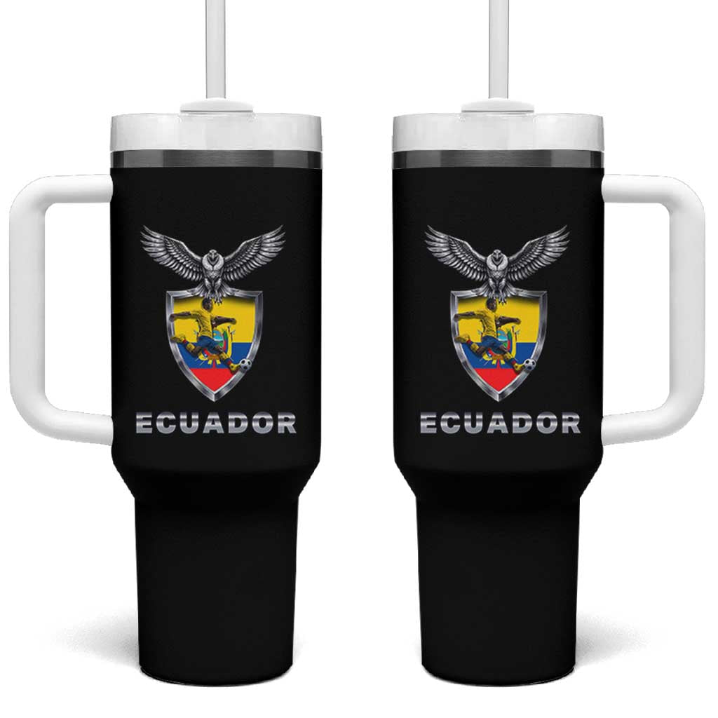 Ecuador Soccer Lover Tumbler With Handle Proud Ecuadorian Game Day Gift