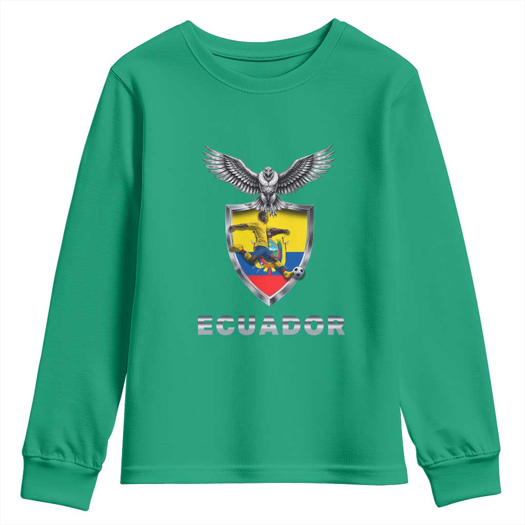 Ecuador Soccer Lover Youth Sweatshirt Proud Ecuadorian Game Day Gift