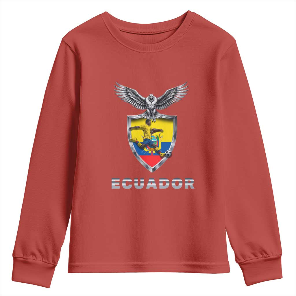 Ecuador Soccer Lover Youth Sweatshirt Proud Ecuadorian Game Day Gift