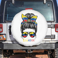 Ecuador Soccer Spare Tire Cover Chica Ecuatoriana Pride Game Day Gift