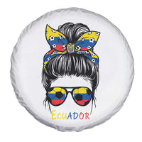 Ecuador Soccer Spare Tire Cover Chica Ecuatoriana Pride Game Day Gift