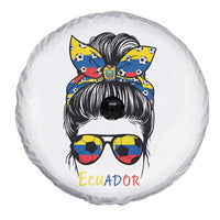 Ecuador Soccer Spare Tire Cover Chica Ecuatoriana Pride Game Day Gift