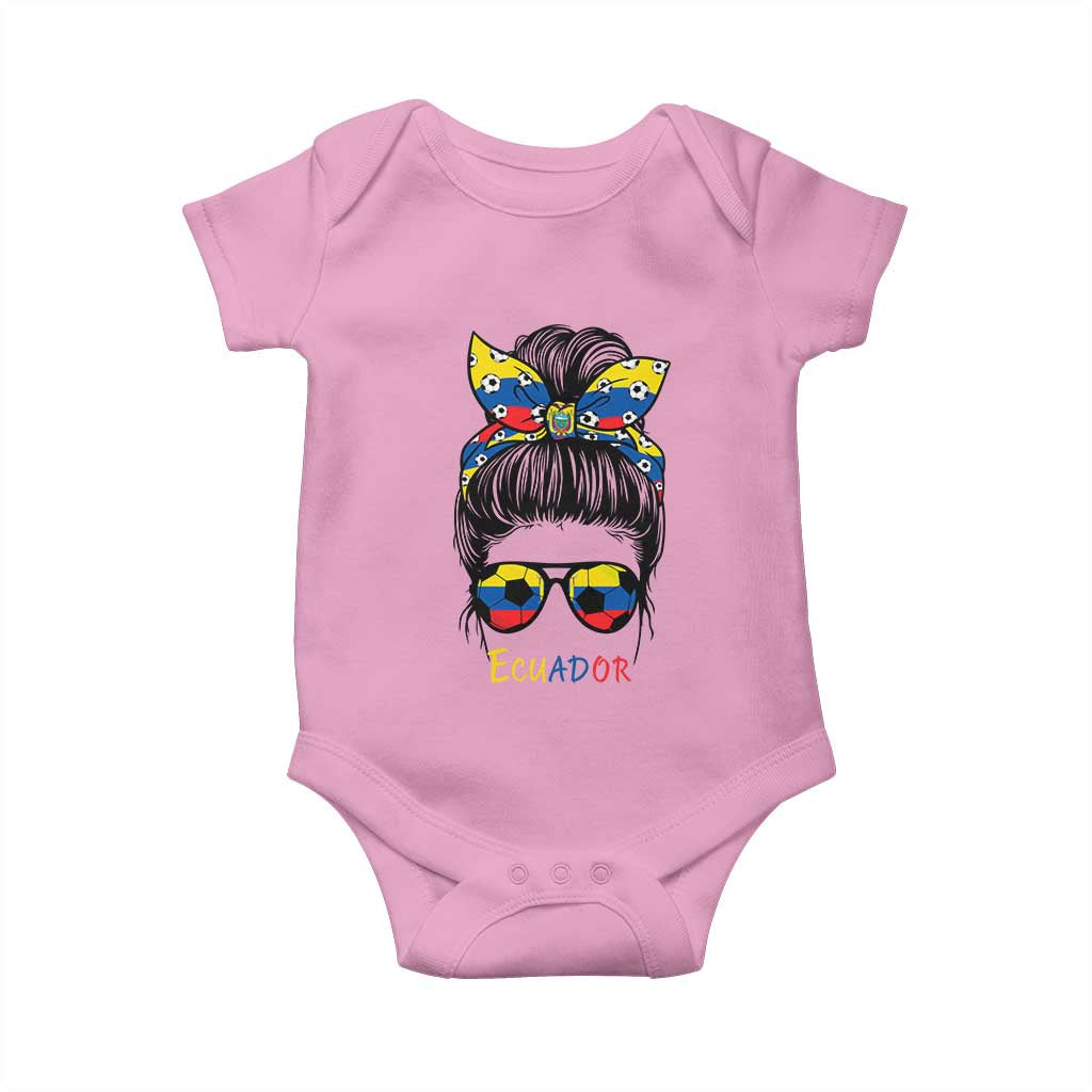 Ecuador Soccer Baby Onesie Chica Ecuatoriana Pride Game Day Gift