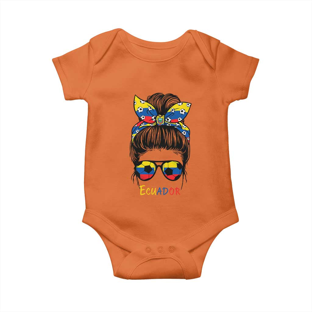 Ecuador Soccer Baby Onesie Chica Ecuatoriana Pride Game Day Gift
