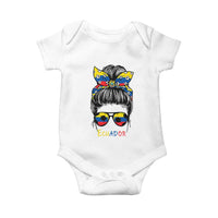 Ecuador Soccer Baby Onesie Chica Ecuatoriana Pride Game Day Gift